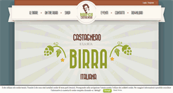 Desktop Screenshot of birrificiocastagnero.com